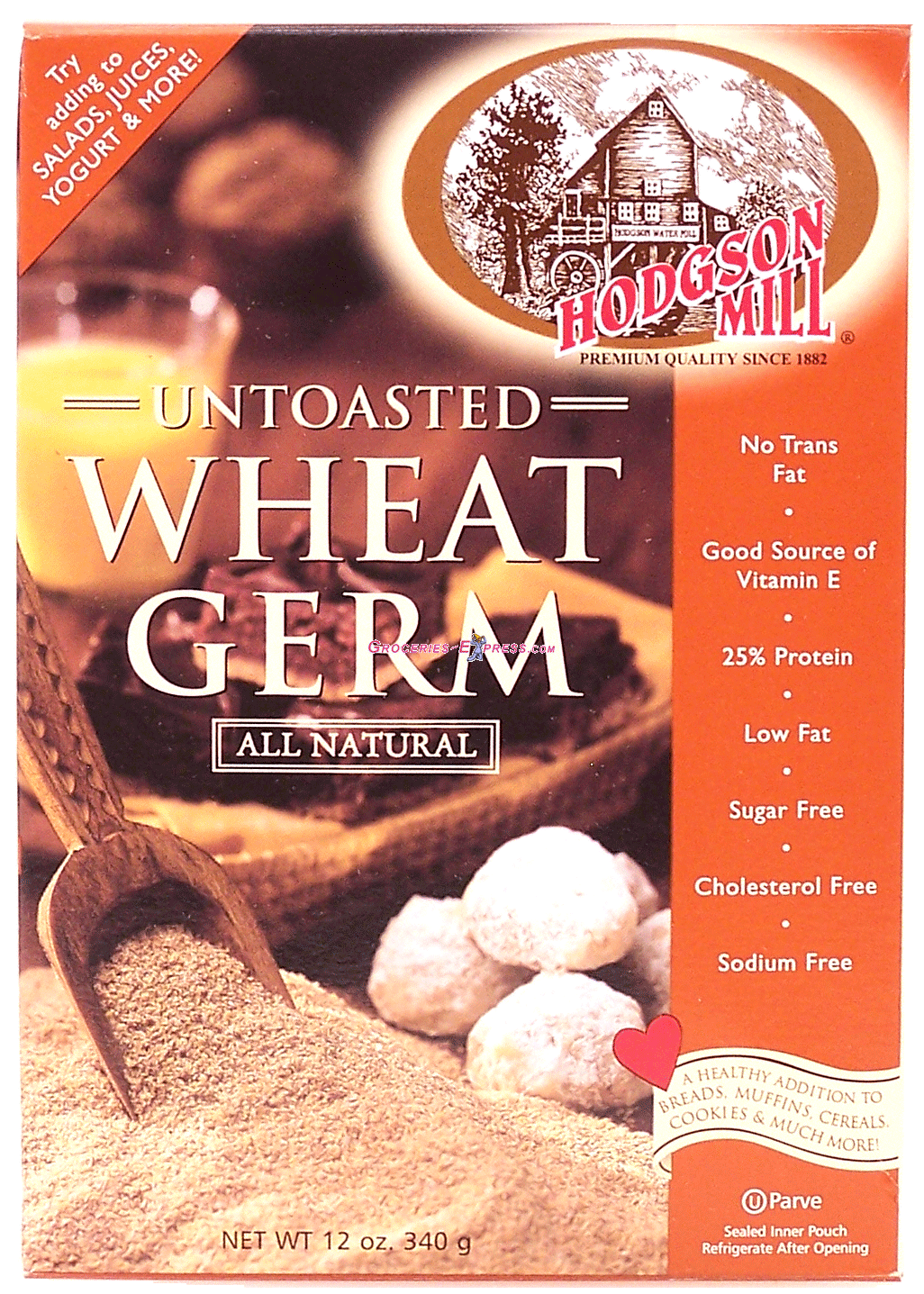 Hodgson Mill  untoasted wheat germ, all natural Full-Size Picture